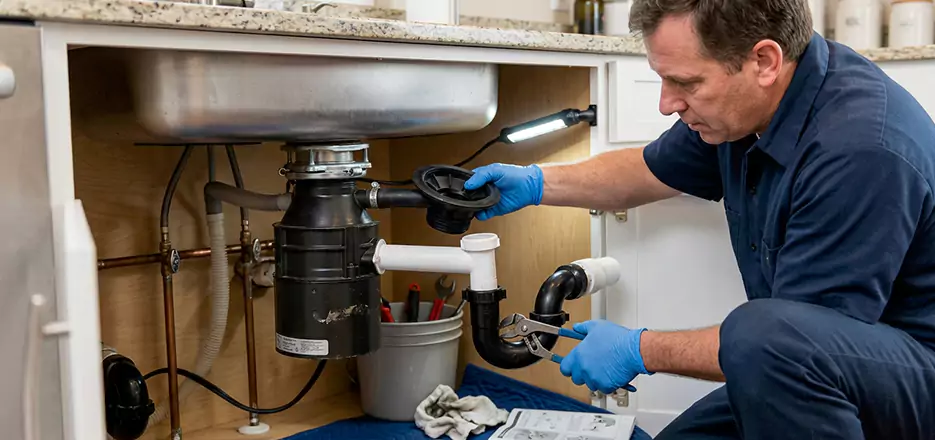 Garbage Disposal Splash Guard and Trap Installation in Watertown